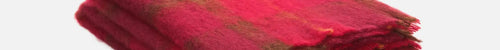 Cranberry Drumin Mohair Throw Blanket - Cushendale Woollen Mills