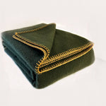 Moss Barrow Irish Wool Bed Blanket - Cushendale Woollen Mills