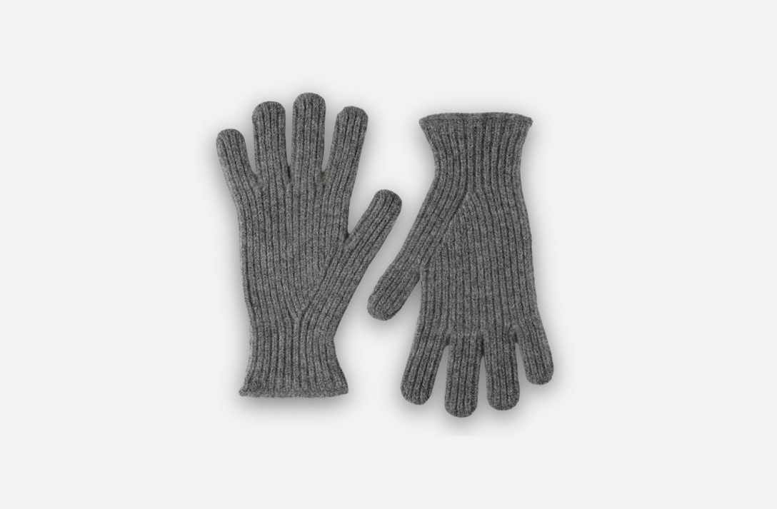 Grey Clyde Gloves - Cushendale Woollen Mills