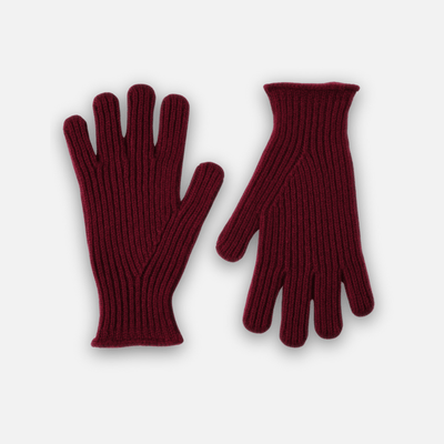 Bordeaux Clyde Gloves - Cushendale Woollen Mills