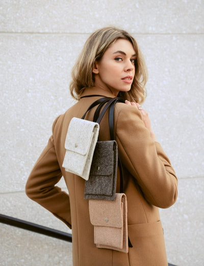 Jacob Felt Crossbody Bag - Cushendale Woollen Mills