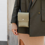 Sage Felt Crossbody Bag - Cushendale Woollen Mills