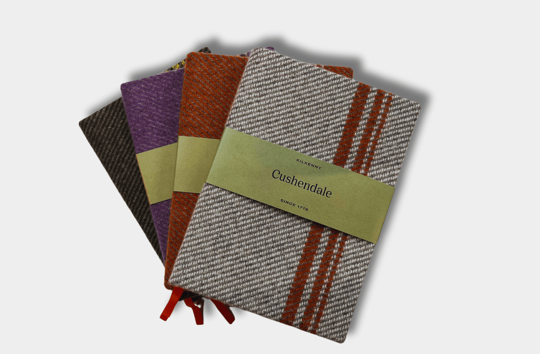 Silver Wool Notebook - Cushendale Woollen Mills