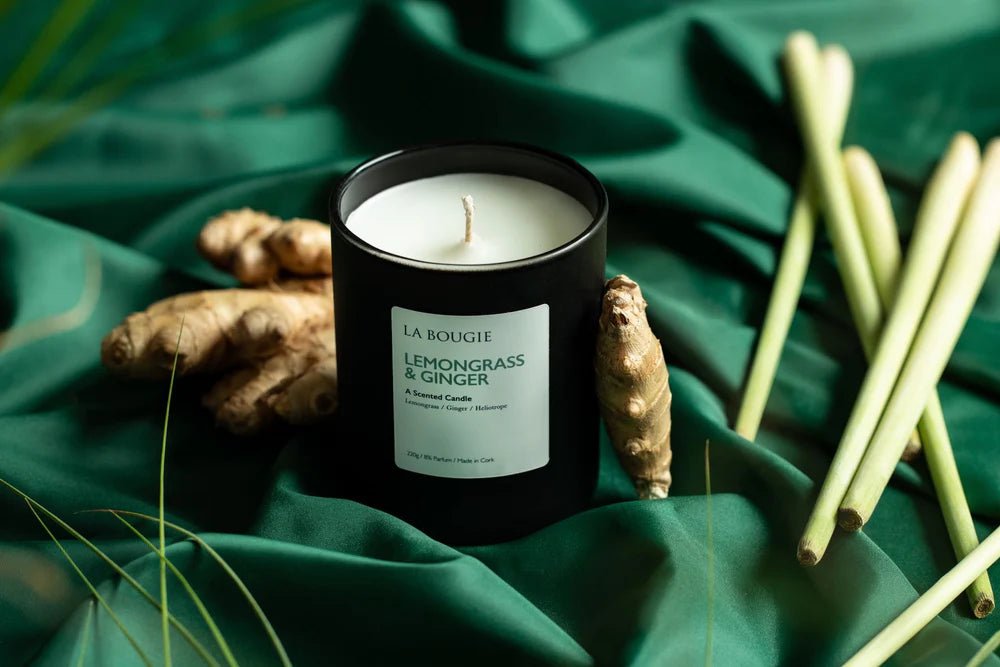 Lemongrass & Ginger Candle - Cushendale Woollen Mills