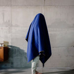 Cobalt Barrow Irish Wool Bed Blanket - Cushendale Woollen Mills