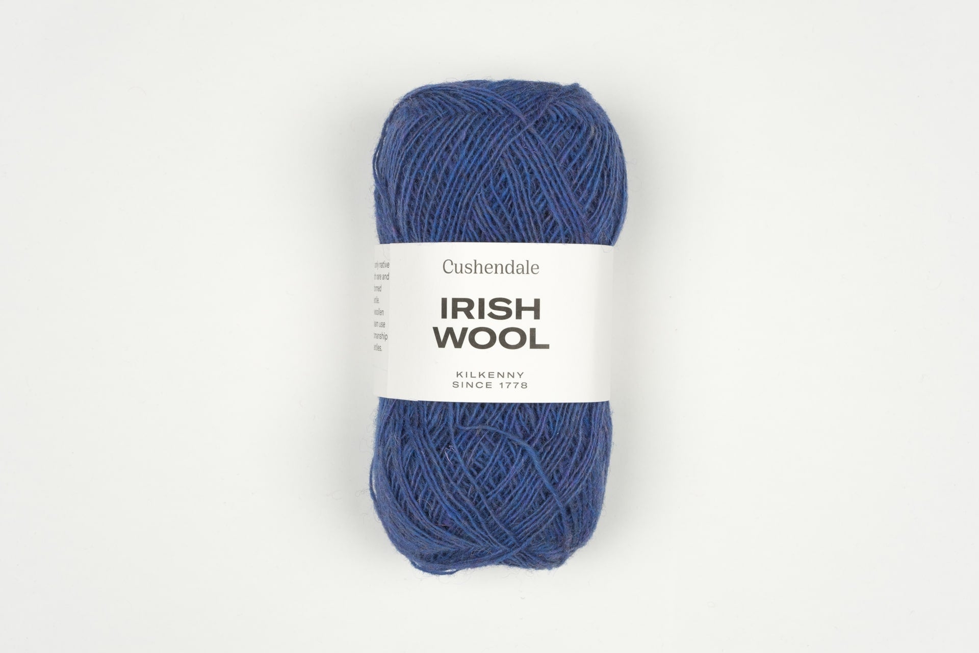 Cobalt Irish Wool Lace Yarn - Cushendale Woollen Mills