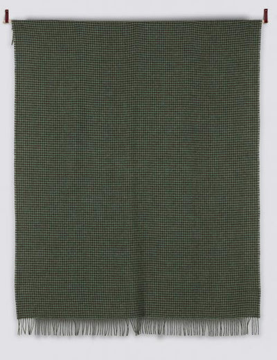 LIMITED EDITION - Sage Irish Wool Throw Blanket - Cushendale Woollen Mills
