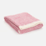 Pink Heather Kilkenny Irish Wool Throw Blanket - Cushendale Woollen Mills