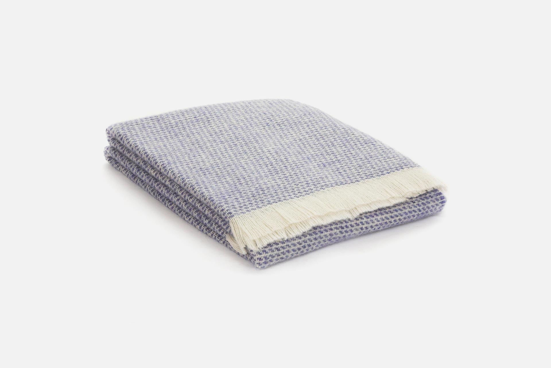 Indigo Kilkenny Irish Wool Throw Blanket - Cushendale Woollen Mills