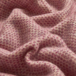 Pink Heather Kilkenny Irish Wool Throw Blanket - Cushendale Woollen Mills