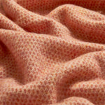 Salmon Kilkenny Irish Wool Throw Blanket - Cushendale Woollen Mills