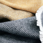 Toffee Ballyogan Lambswool Throw Blanket - Cushendale Woollen Mills