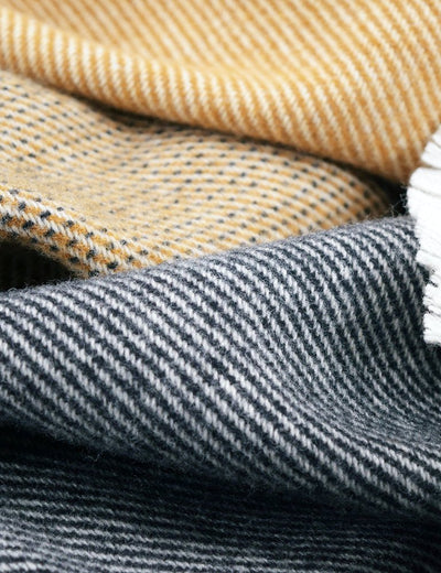 Toffee Ballyogan Lambswool Throw Blanket - Cushendale Woollen Mills