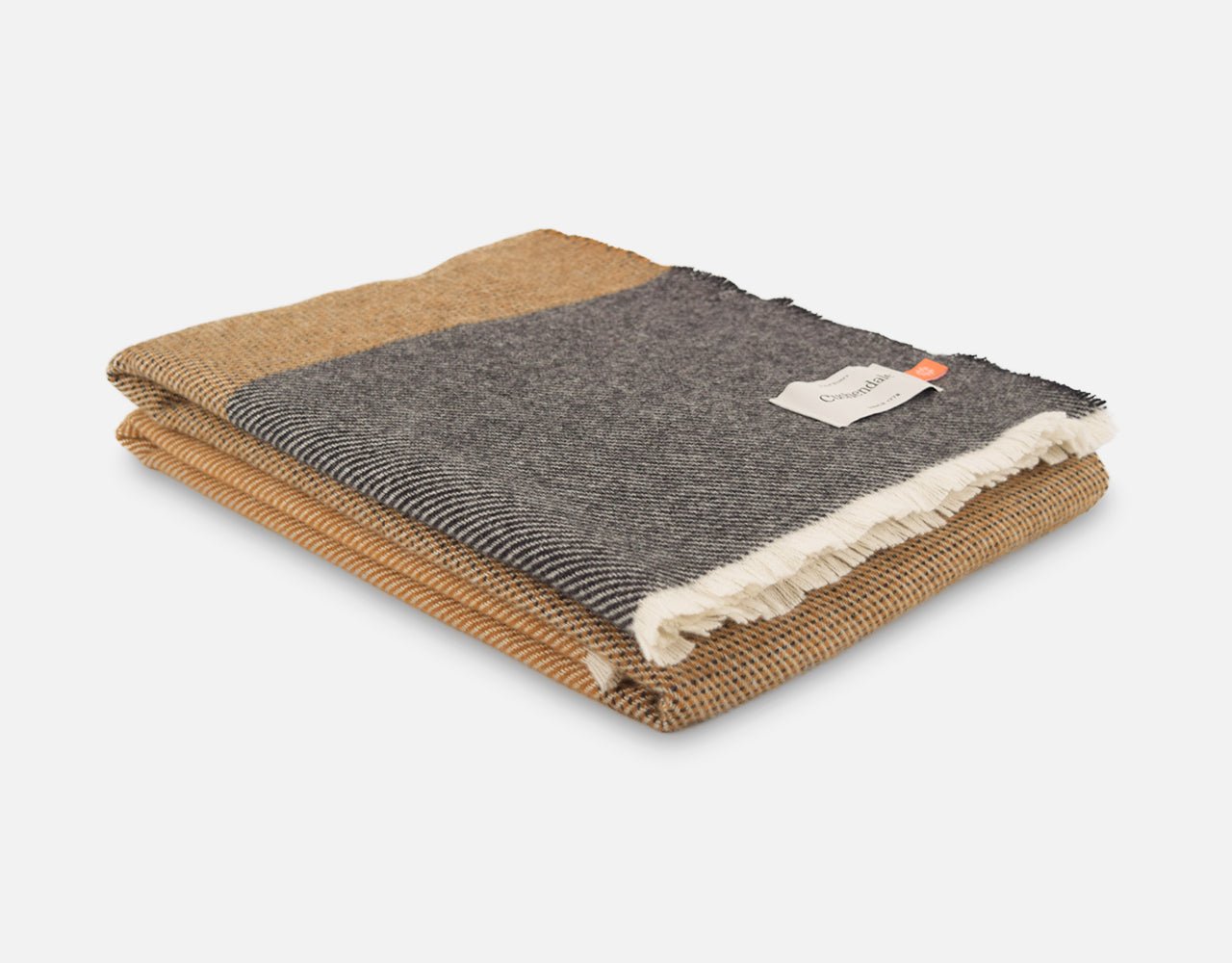 Toffee Ballyogan Lambswool Throw Blanket - Cushendale Woollen Mills