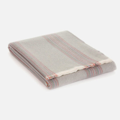 Snow Seskin Lambswool Throw Blanket - Cushendale Woollen Mills