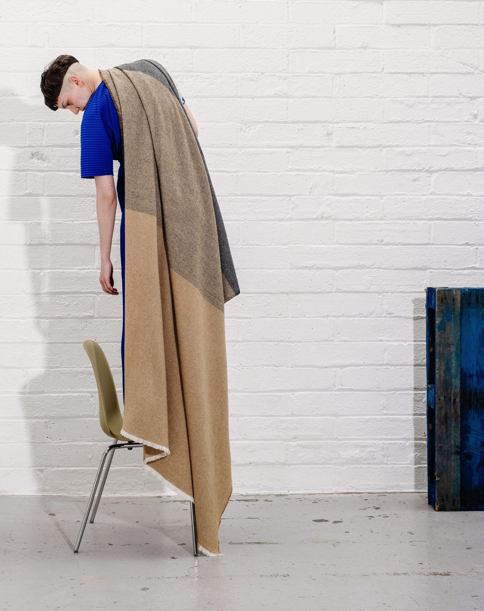 Toffee Ballyogan Lambswool Throw Blanket - Cushendale Woollen Mills