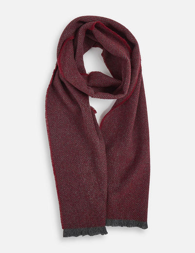 Wine Grange Lambswool Scarf - Cushendale Woollen Mills