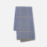 Blue Turra Merino Lambswool Scarf - Cushendale Woollen Mills