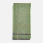 Lime Turra Merino Lambswool Scarf - Cushendale Woollen Mills