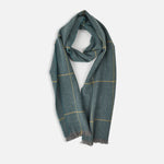 Sage Turra Merino Lambswool Scarf - Cushendale Woollen Mills