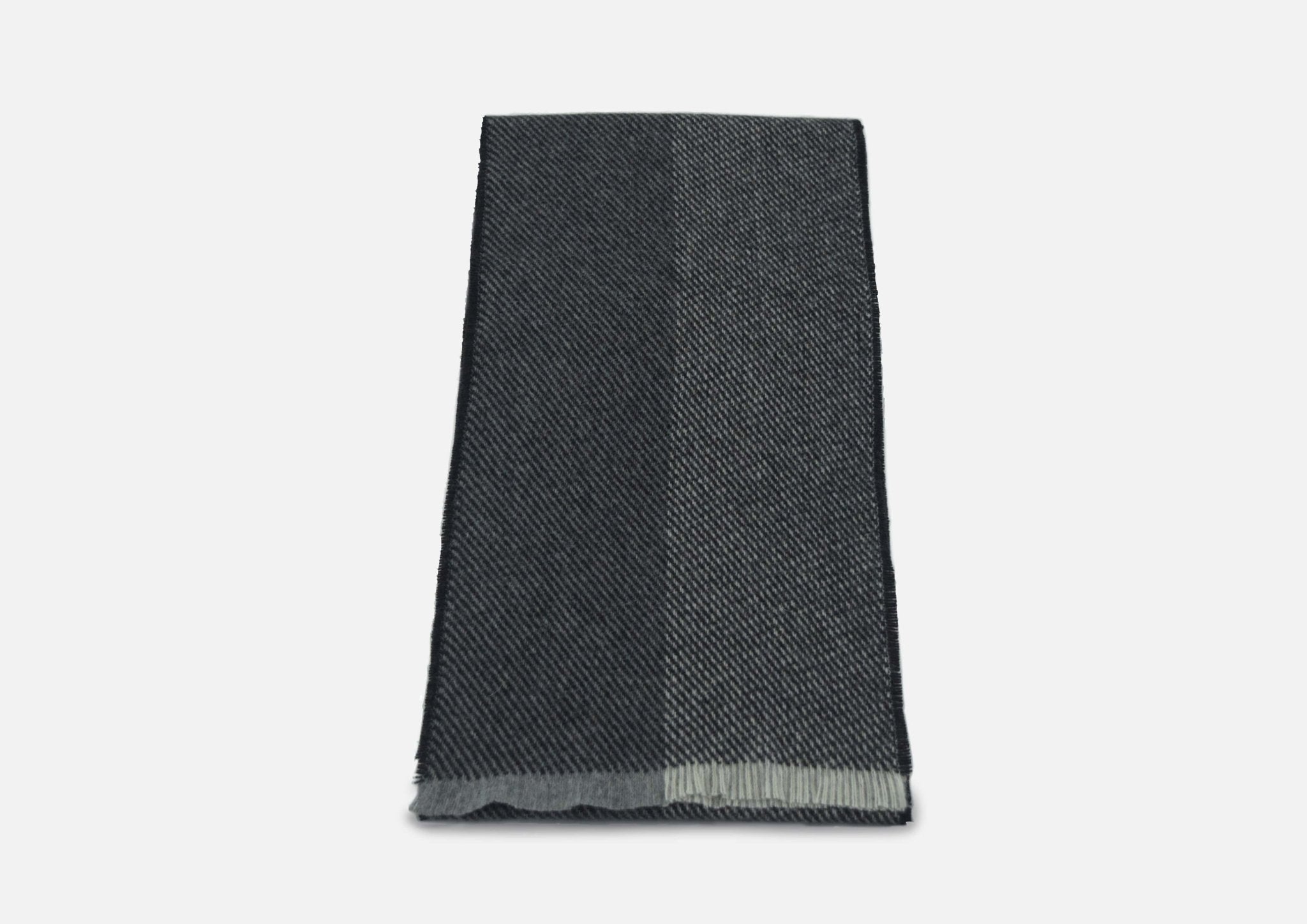Black Uisce Lambswool Scarf - Cushendale Woollen Mills