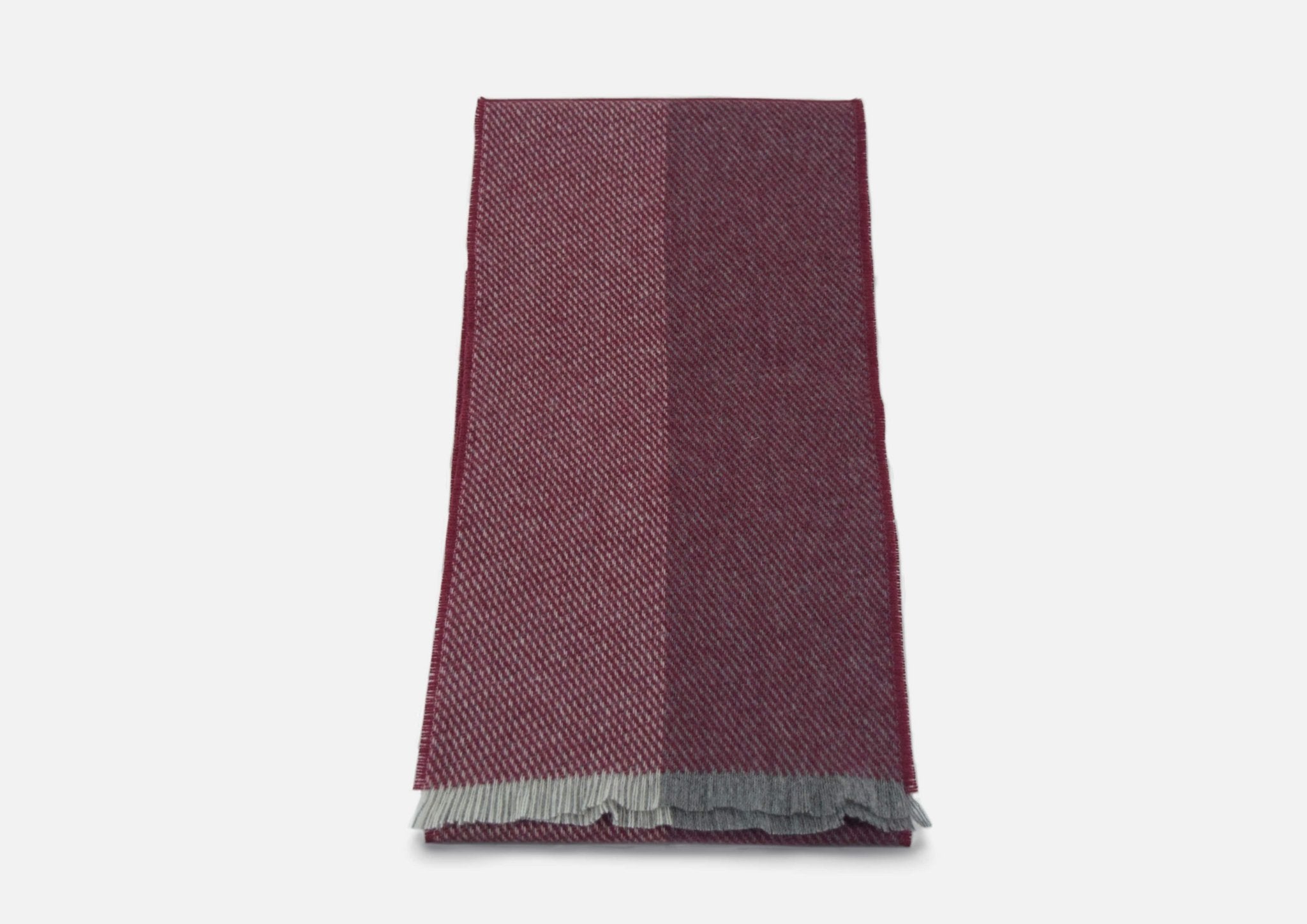 Wine Uisce Lambswool Scarf - Cushendale Woollen Mills