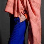 Coral Seskin Lambswool Throw Blanket - Cushendale Woollen Mills