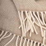Loam Aclare Lambswool Throw Blanket - Cushendale Woollen Mills