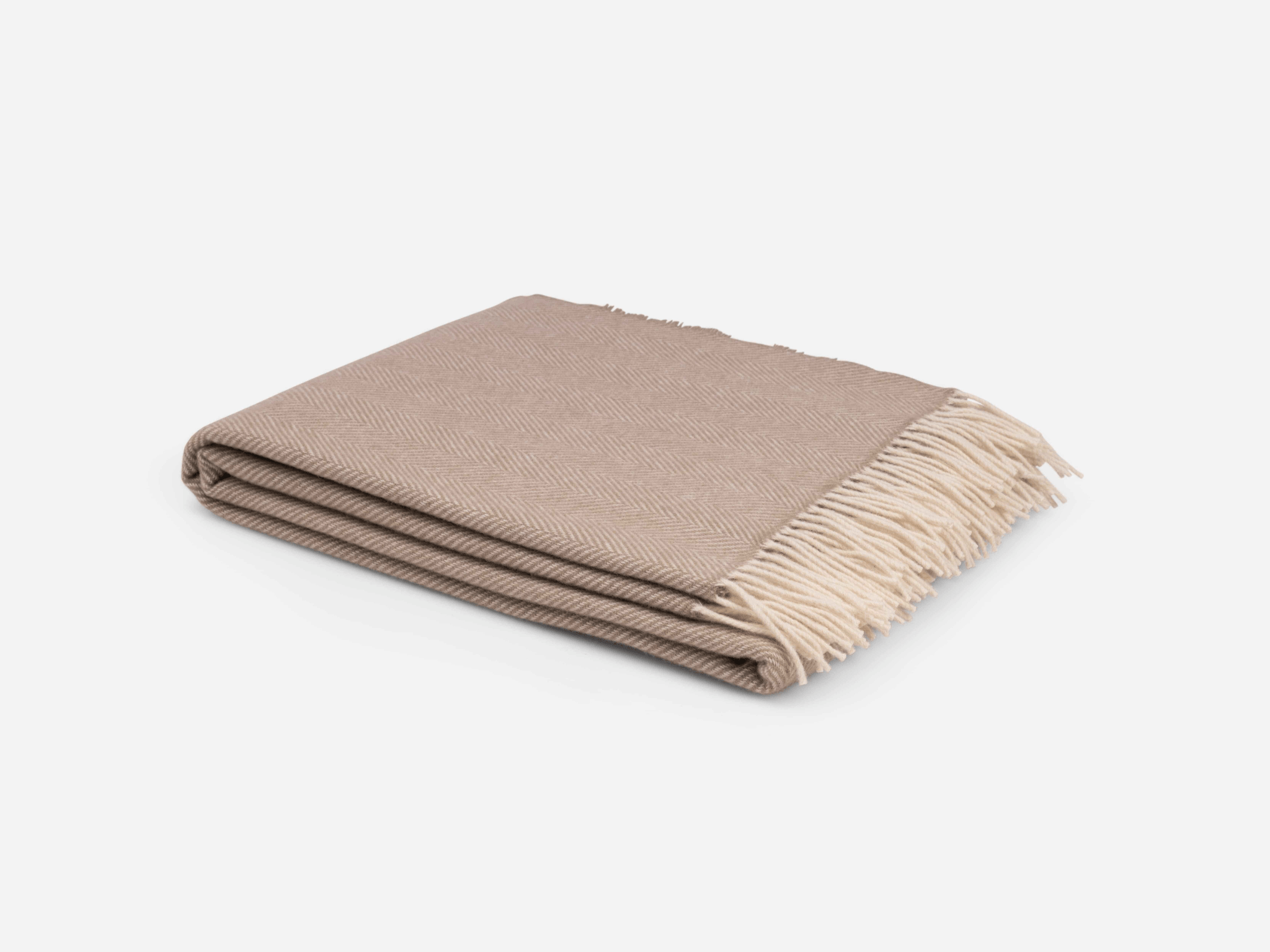 Loam Aclare Lambswool Throw Blanket - Cushendale Woollen Mills