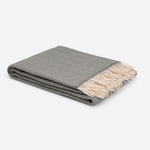 Sage Aclare Lambswool Throw Blanket - Cushendale Woollen Mills