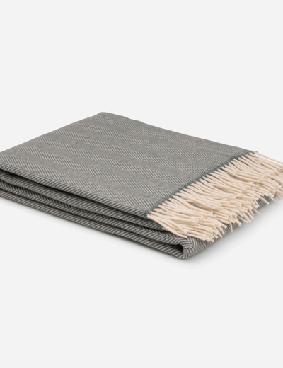 Sage Aclare Lambswool Throw Blanket - Cushendale Woollen Mills