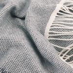 Graphite Duiske Lambswool Throw Blanket - Cushendale Woollen Mills