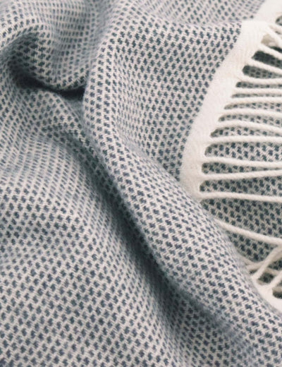 Graphite Duiske Lambswool Throw Blanket - Cushendale Woollen Mills