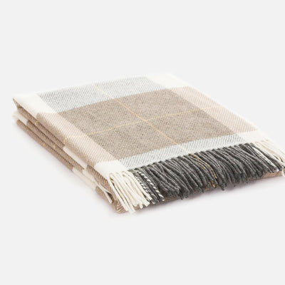 Loam Glynn Lambswool Throw Blanket - Cushendale Woollen Mills