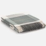 Sage Glynn Lambswool Throw Blanket - Cushendale Woollen Mills