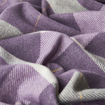 Grape Glynn Lambswool Throw Blanket - Cushendale Woollen Mills