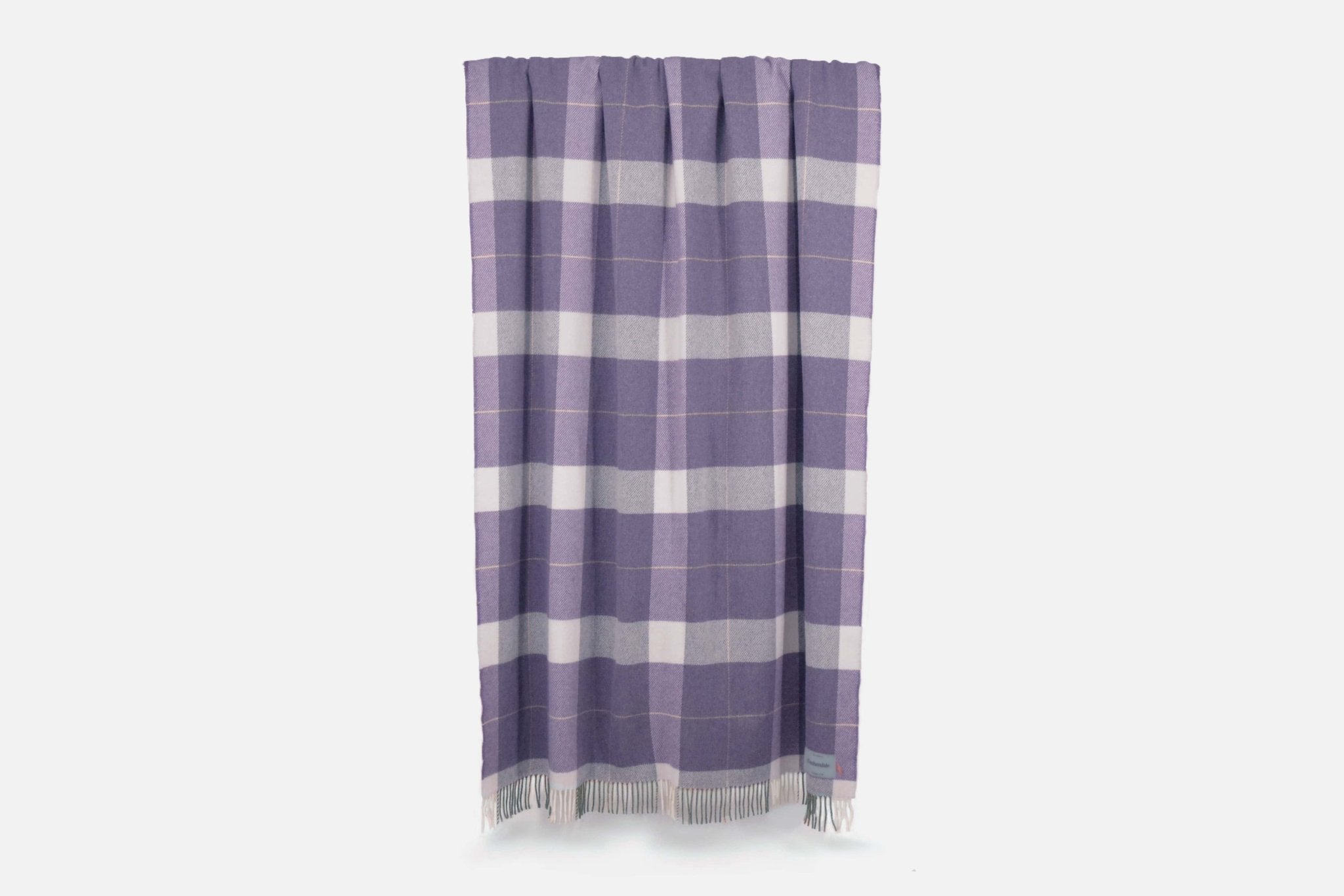 Grape Glynn Lambswool Throw Blanket - Cushendale Woollen Mills