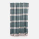 Sage Glynn Lambswool Throw Blanket - Cushendale Woollen Mills