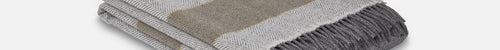 Silver Scadán Lambswool Throw Blanket - Cushendale Woollen Mills