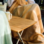 Apricot Seskin Lambswool Throw Blanket - Cushendale Woollen Mills