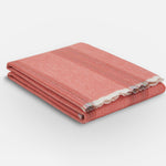 Coral Seskin Lambswool Throw Blanket - Cushendale Woollen Mills