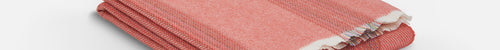Coral Seskin Lambswool Throw Blanket - Cushendale Woollen Mills