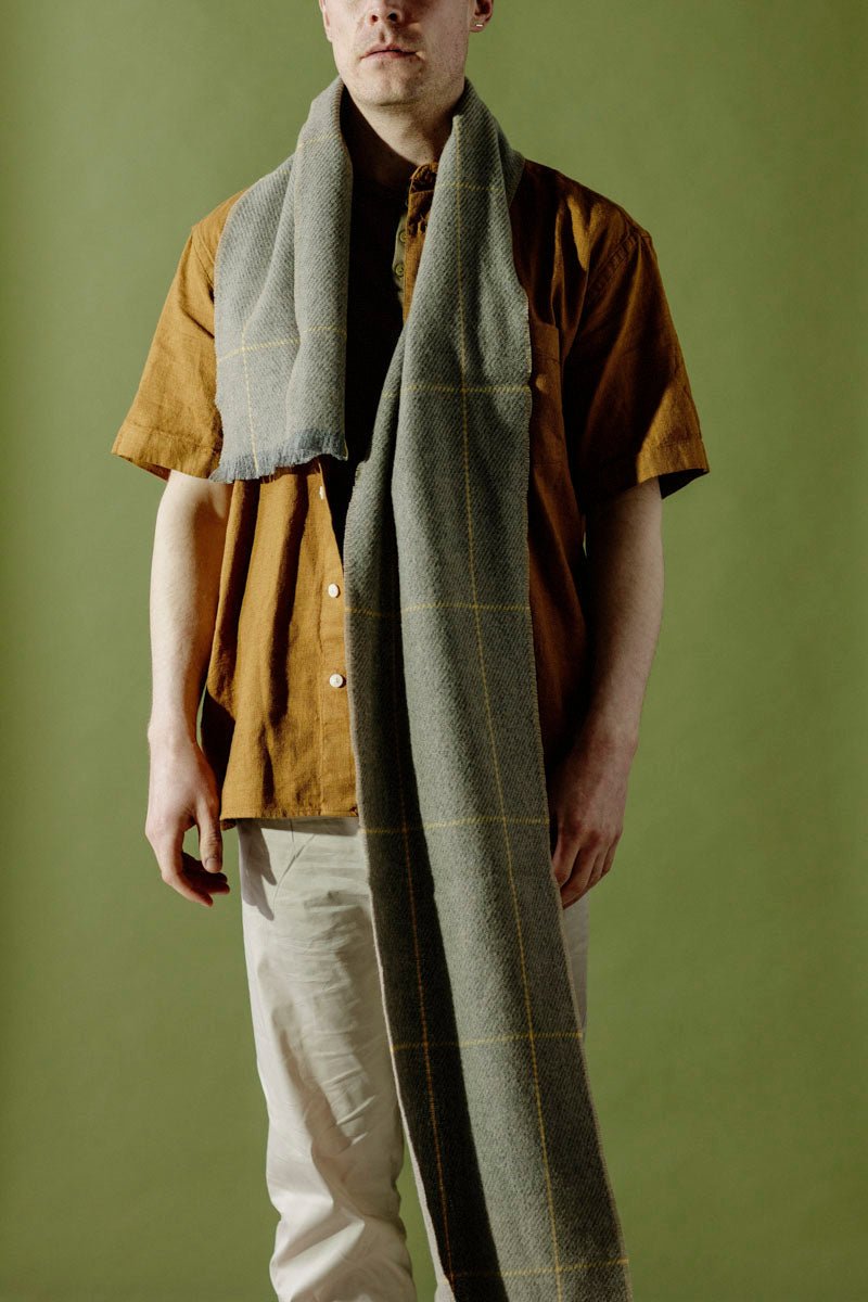 Loam Turra Merino Lambswool Scarf - Cushendale Woollen Mills