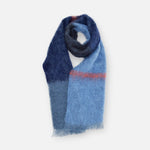 Azure Boher Mohair XScarf - Cushendale Woollen Mills