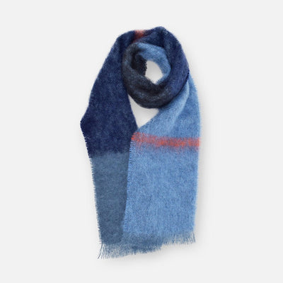 Azure Boher Mohair XScarf - Cushendale Woollen Mills