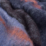 Azure Boher Mohair XThrow Blanket - Cushendale Woollen Mills