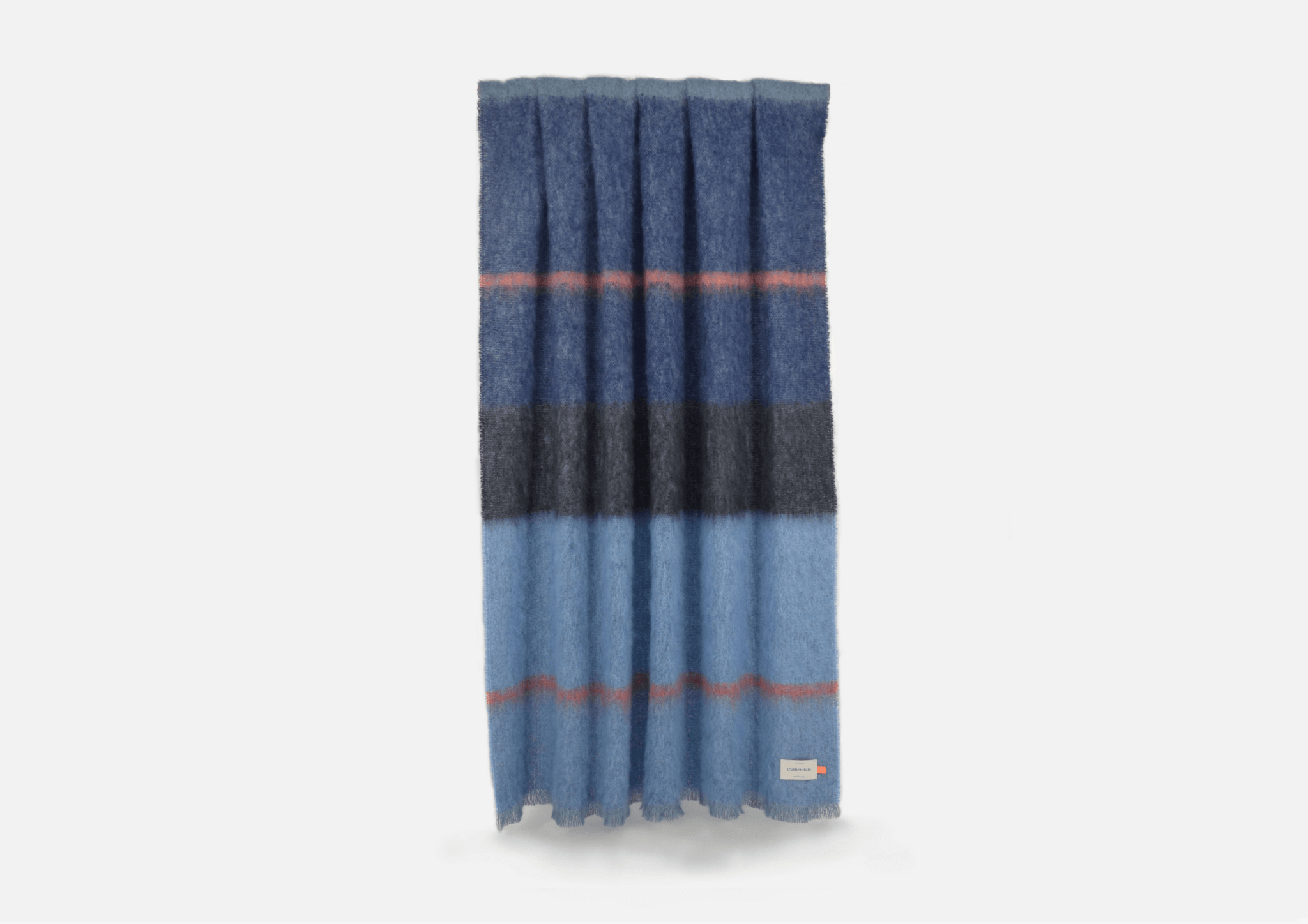 Azure Boher Mohair XThrow Blanket - Cushendale Woollen Mills