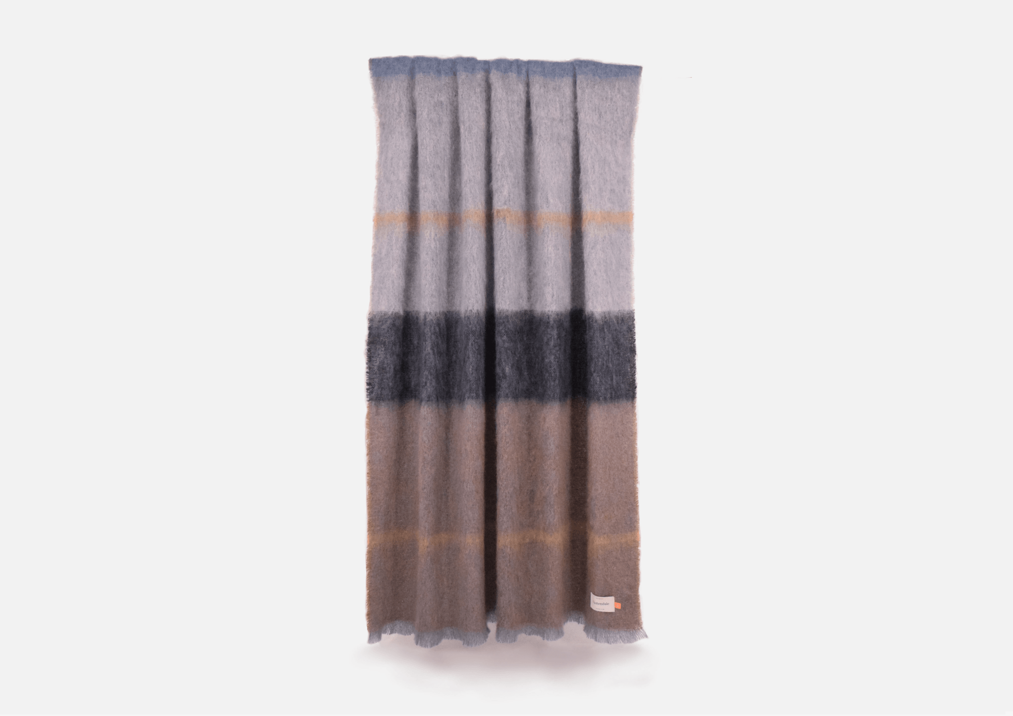 Cocoa Boher Mohair XThrow Blanket - Cushendale Woollen Mills