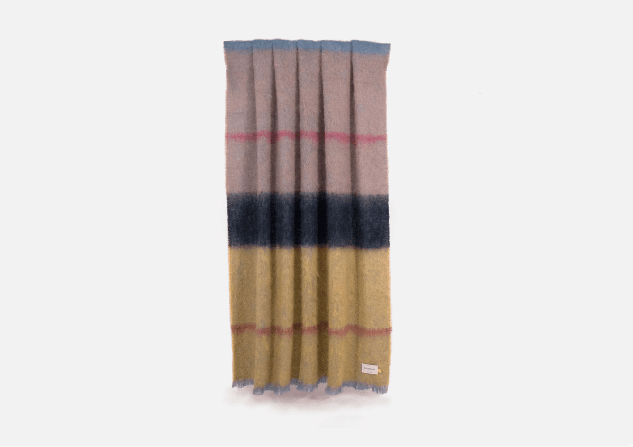 Ochre Boher Mohair XThrow Blanket - Cushendale Woollen Mills