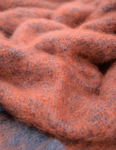 Poppy Clash Mohair Scarf - Cushendale Woollen Mills